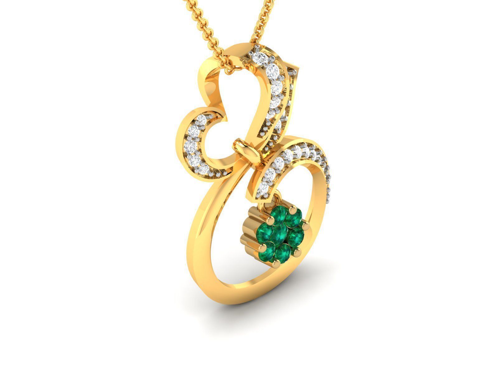 Women Heart Heart 3dm STL OBJ FBX Render Details 3D print model_5