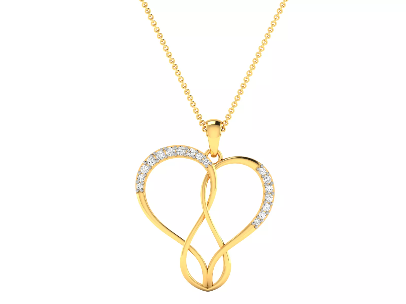 Women Heart Heart 3dm STL OBJ FBX Render Details 3D print model_0