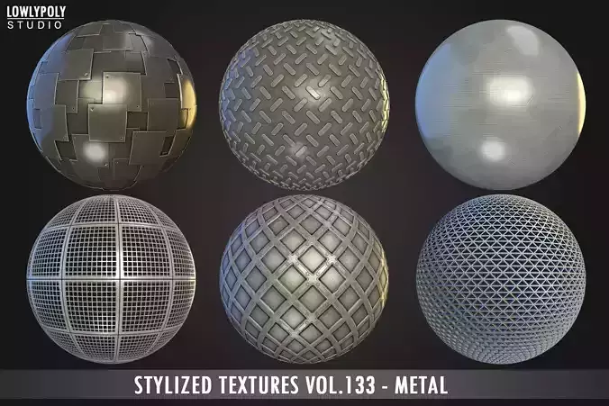 Metal Vol 133 - Stylized Textures Texture