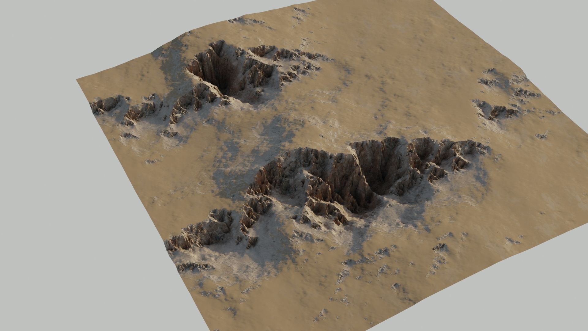 Planet Surface 3D model Low-poly 3D model_18