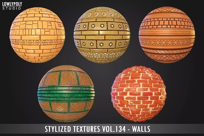 Walls Vol 134 - Stylized Textures Texture