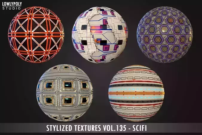 Scifi Vol 135 - Stylized Textures