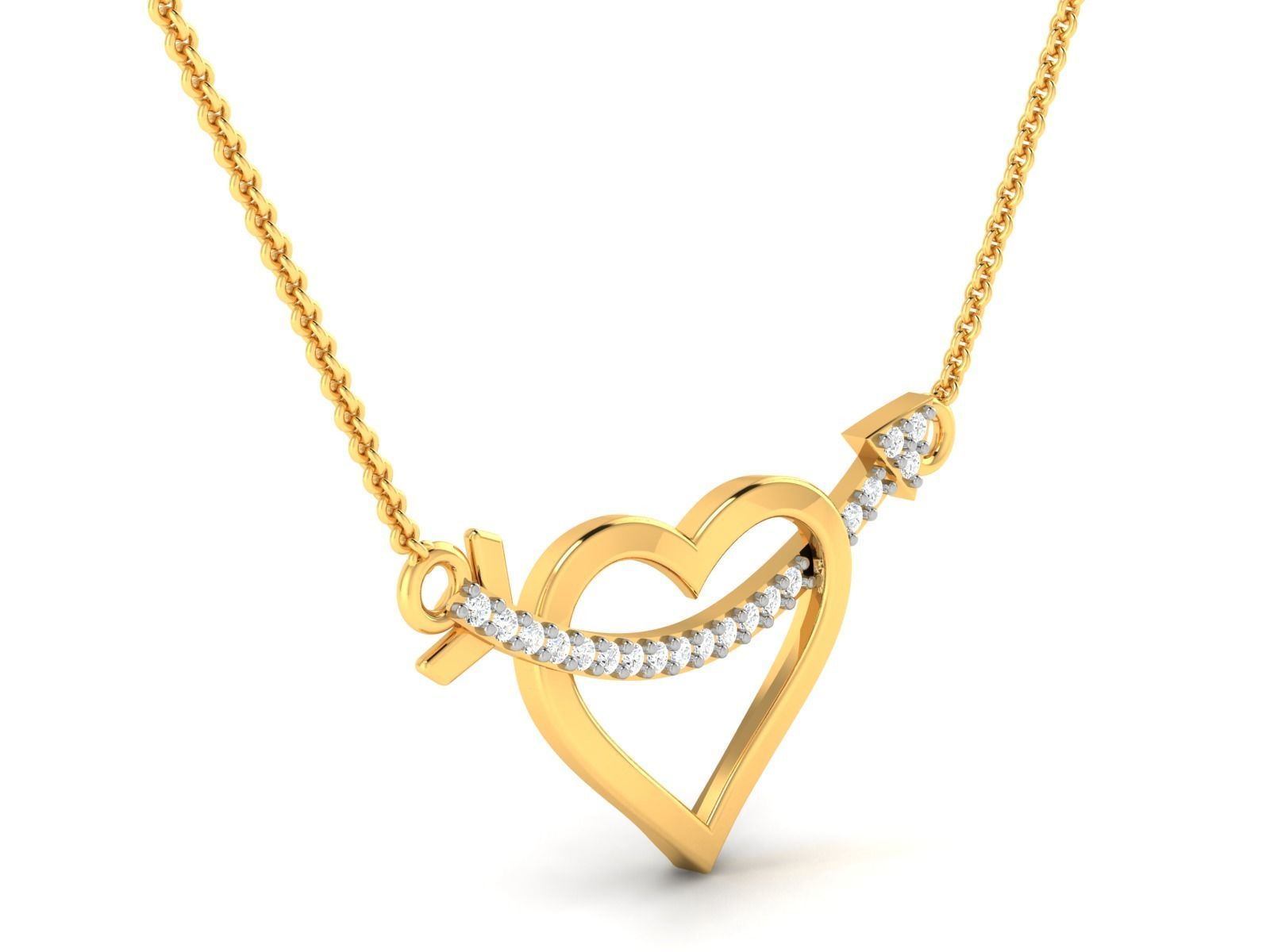 Women Heart Heart 3dm STL OBJ FBX Render Details 3D print model_2