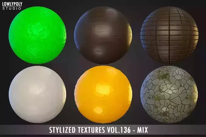 Mix Vol 136 - Stylized Textures