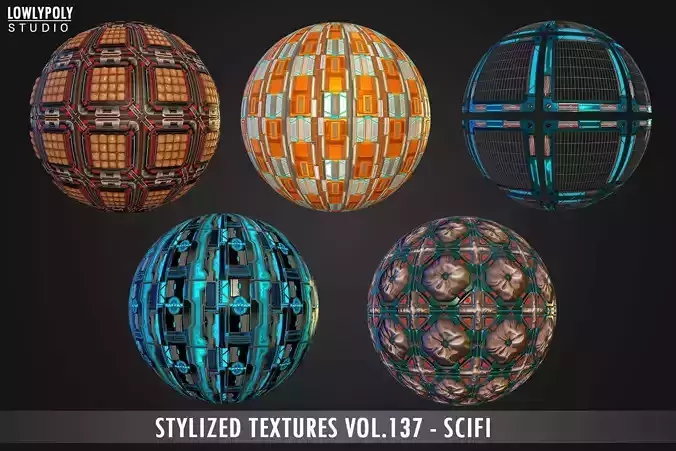 Scifi Vol 137 - Stylized Textures