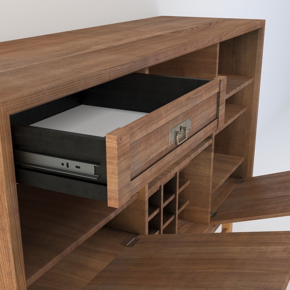 Retro Closet  12 3D model_9