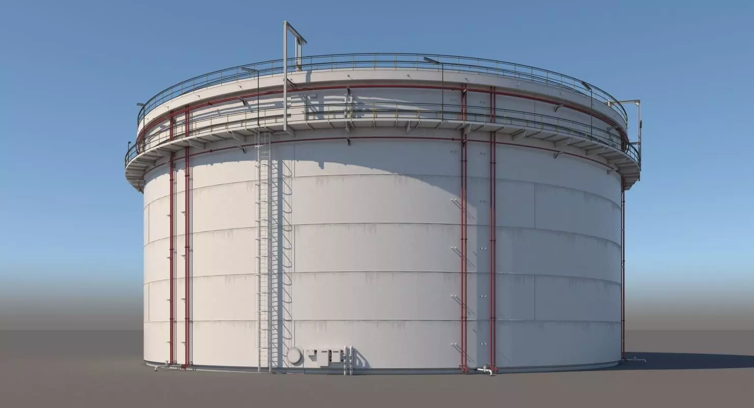 Industrial Silo 3D model