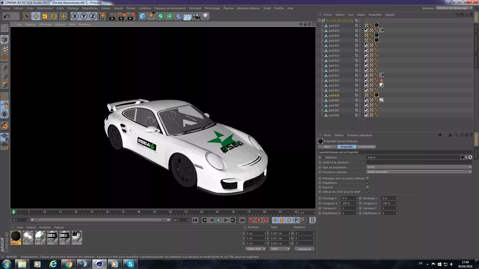 Porshe ESEA Free 3D model