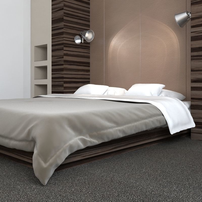 Hotel Bedroom 3D model_11