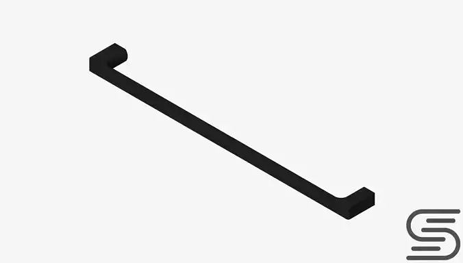 Towel Rail - Single - Luxury - Glide - 600mm