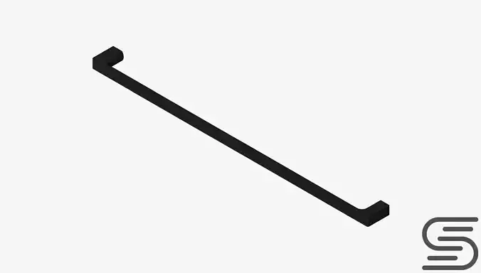 Towel Rail - Single - Luxury - Glide - 800mm