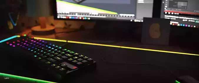 Redragon Kumara K552 Mechanical Keyboard 3D Model