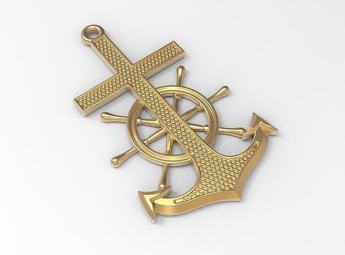 Cross anchor 3D print model