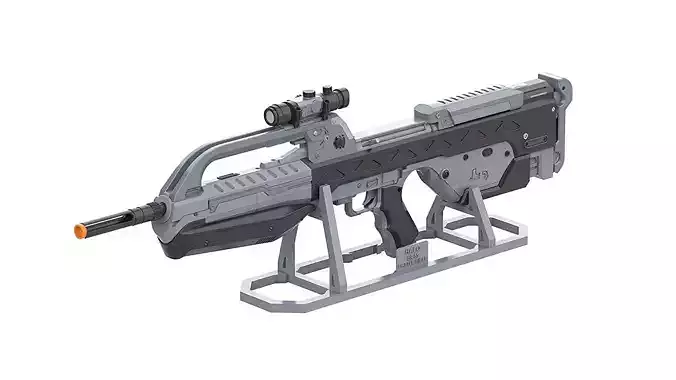 BR55 Cannon - Halo 2 - Printable 3d model - STL 3D print model