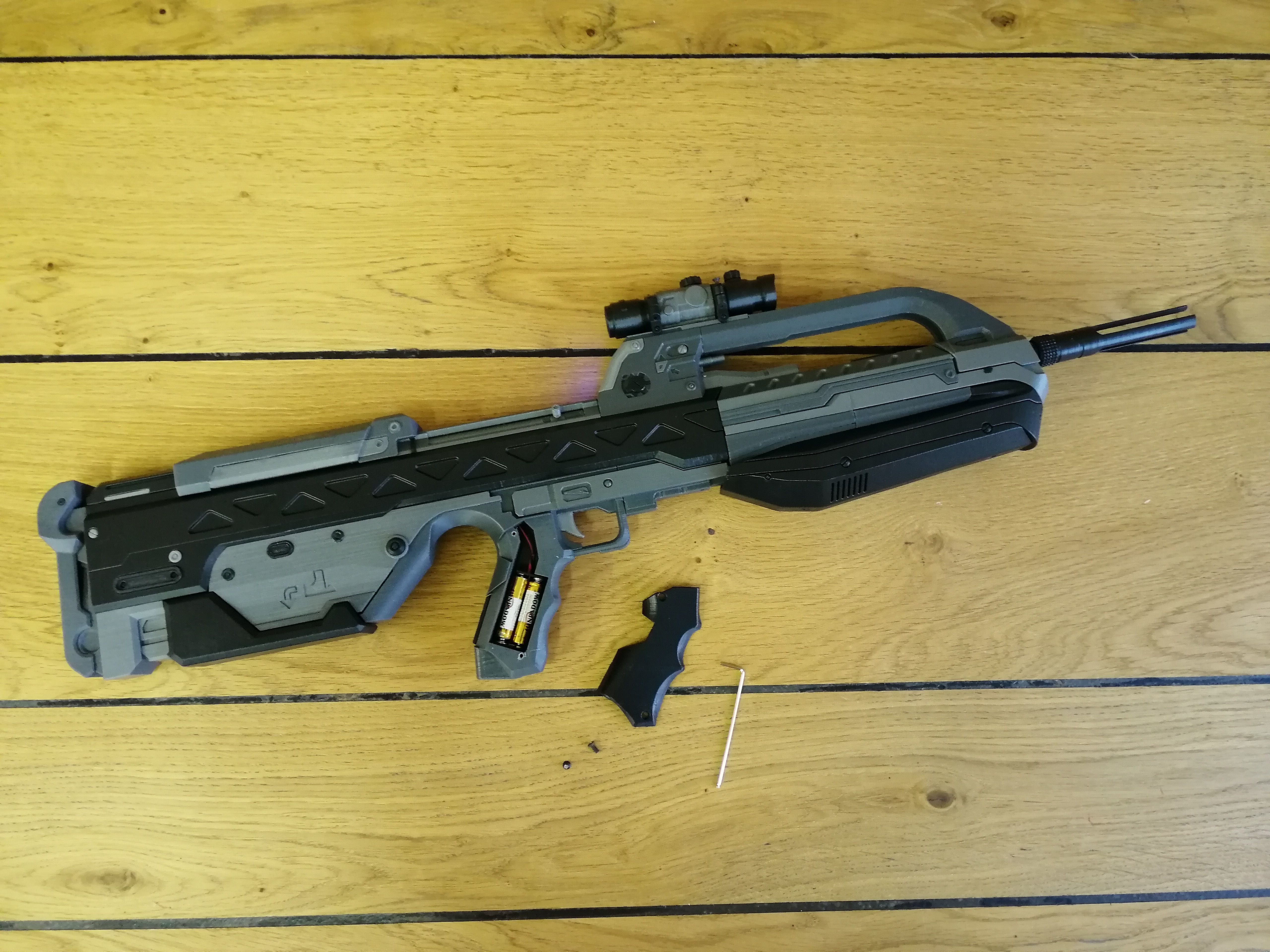 BR55 Cannon - Halo 2 - Printable 3d model - STL 3D print model_21