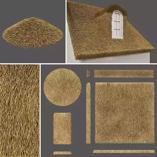 Thatched roof set