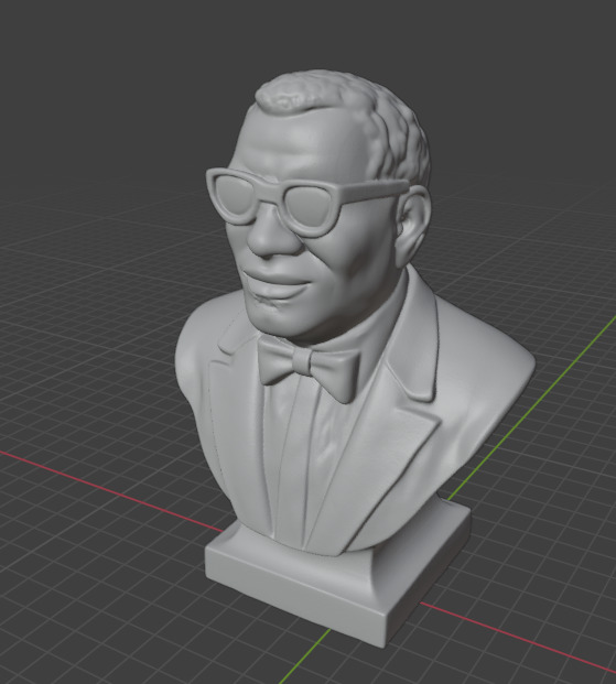 Ray Charles 3D print model_5