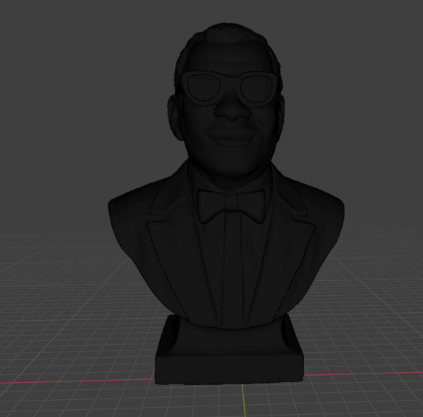 Ray Charles 3D print model_16