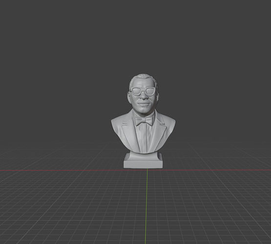 Ray Charles 3D print model