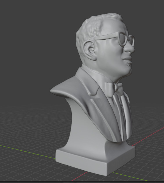 Ray Charles 3D print model_20