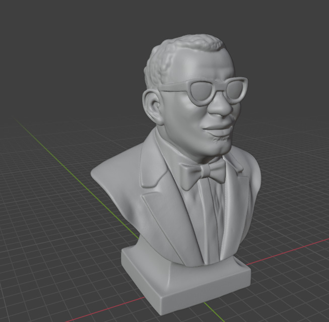 Ray Charles 3D print model_19