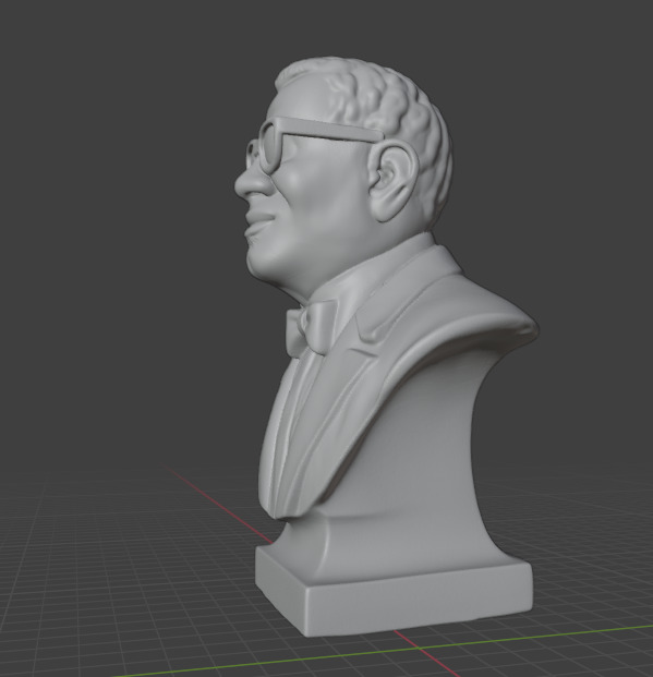 Ray Charles 3D print model_4