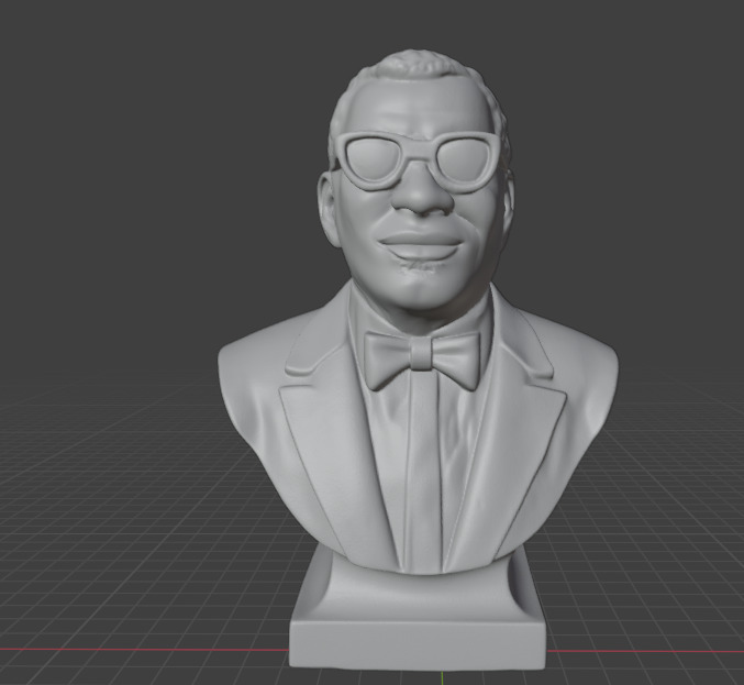Ray Charles 3D print model_11