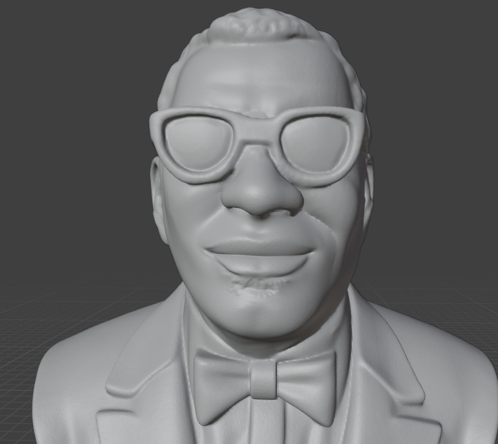 Ray Charles 3D print model_9