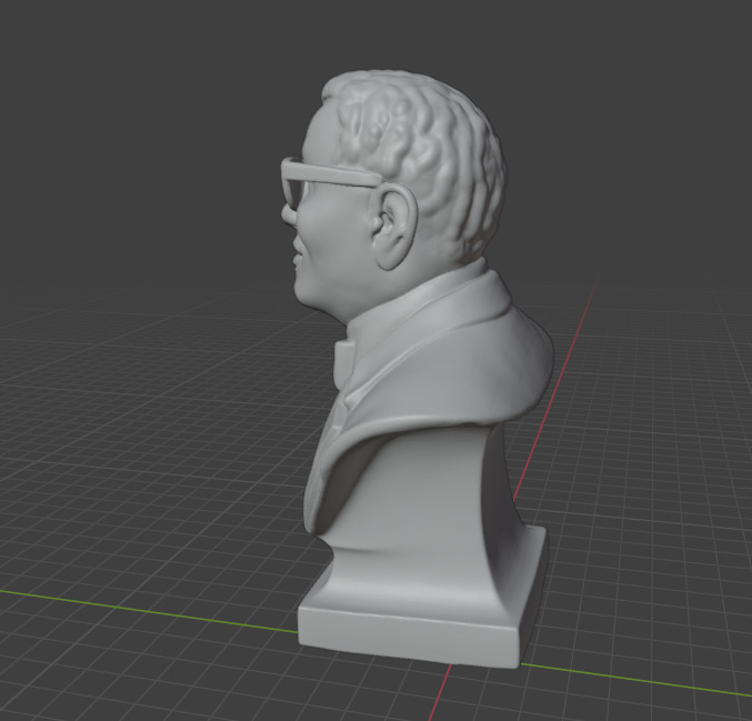 Ray Charles 3D print model_3