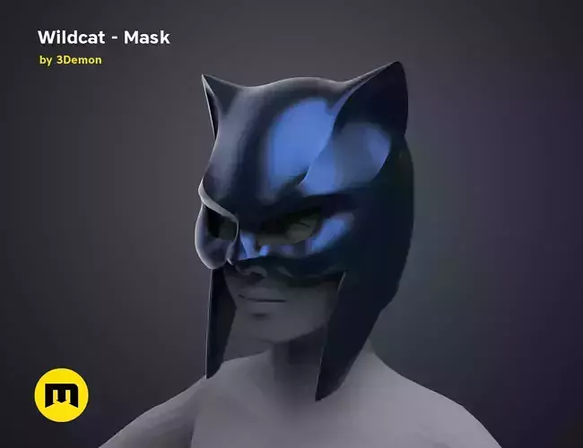 Wildcat - Mask 3D print model