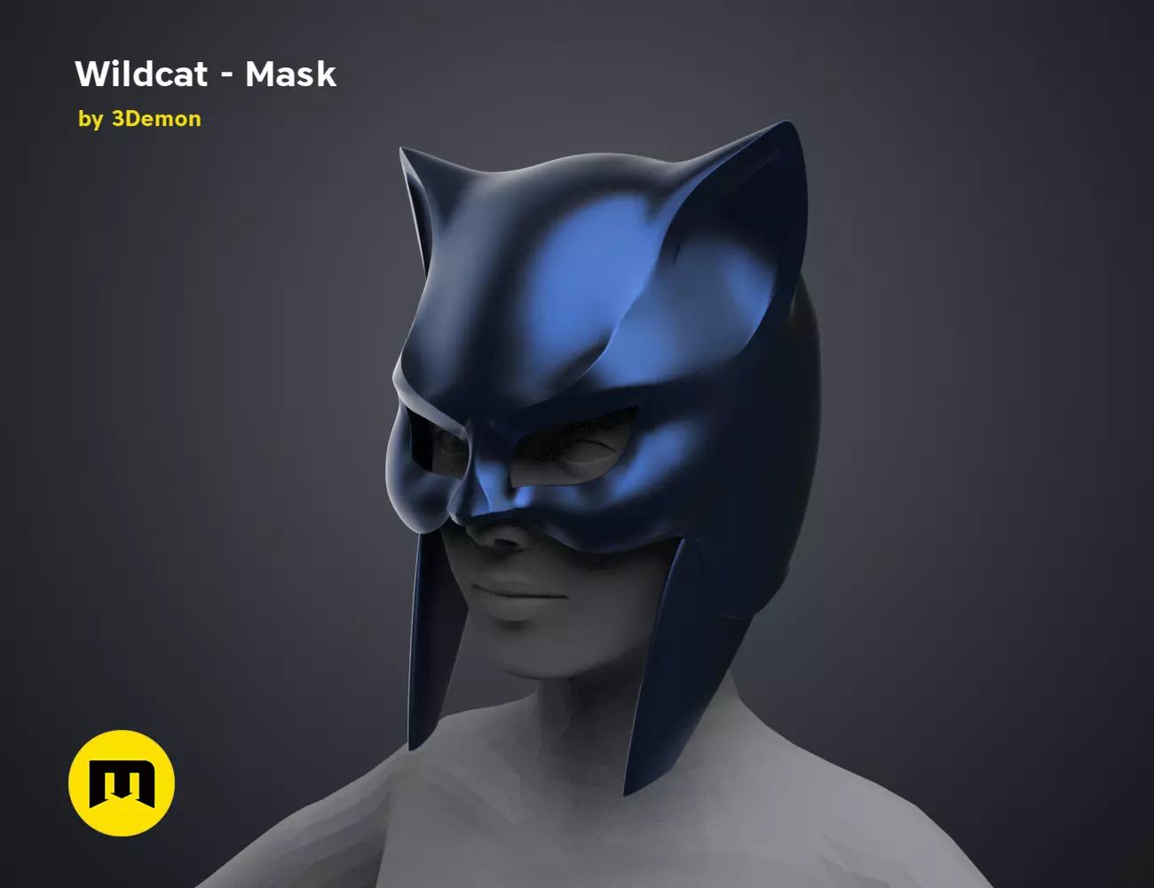 Wildcat - Mask 3D print model_0