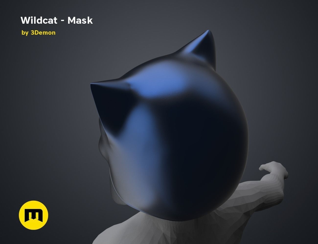 Wildcat - Mask 3D print model_19