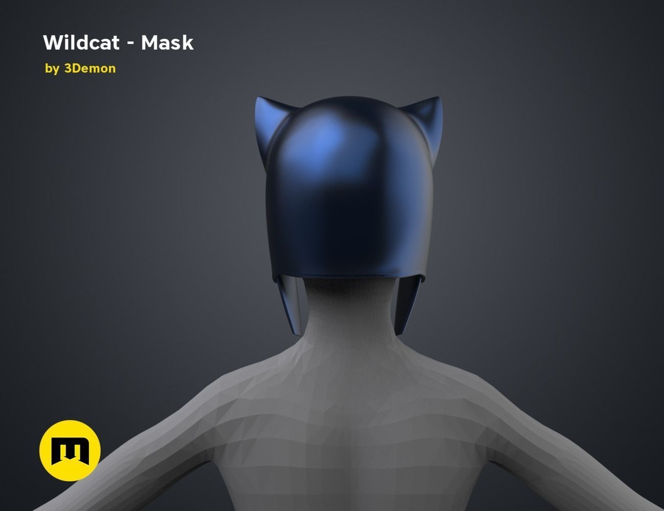 Wildcat - Mask 3D print model_4