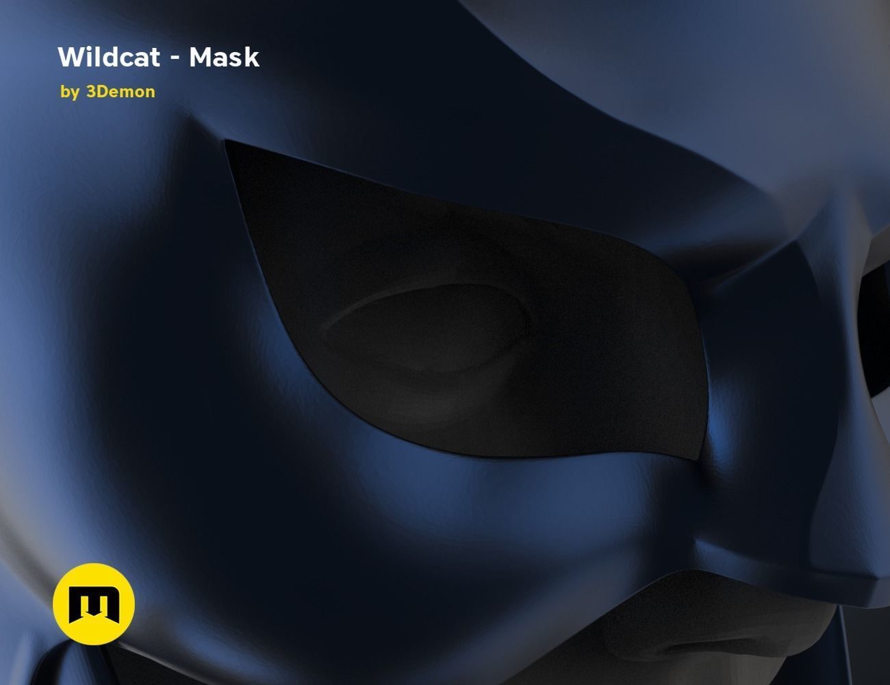Wildcat - Mask 3D print model_3