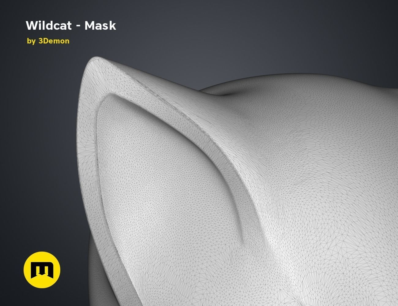 Wildcat - Mask 3D print model_12