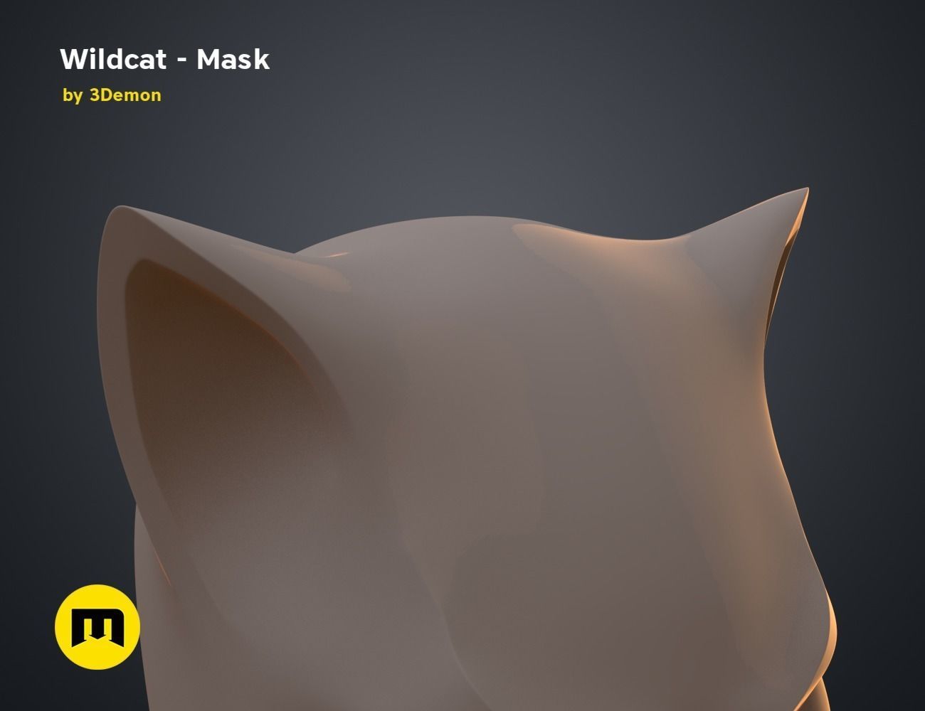 Wildcat - Mask 3D print model_11