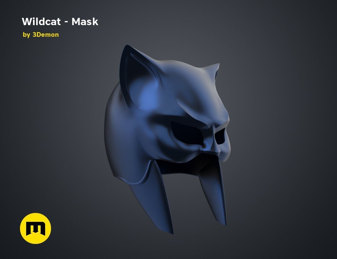Wildcat - Mask 3D print model_26