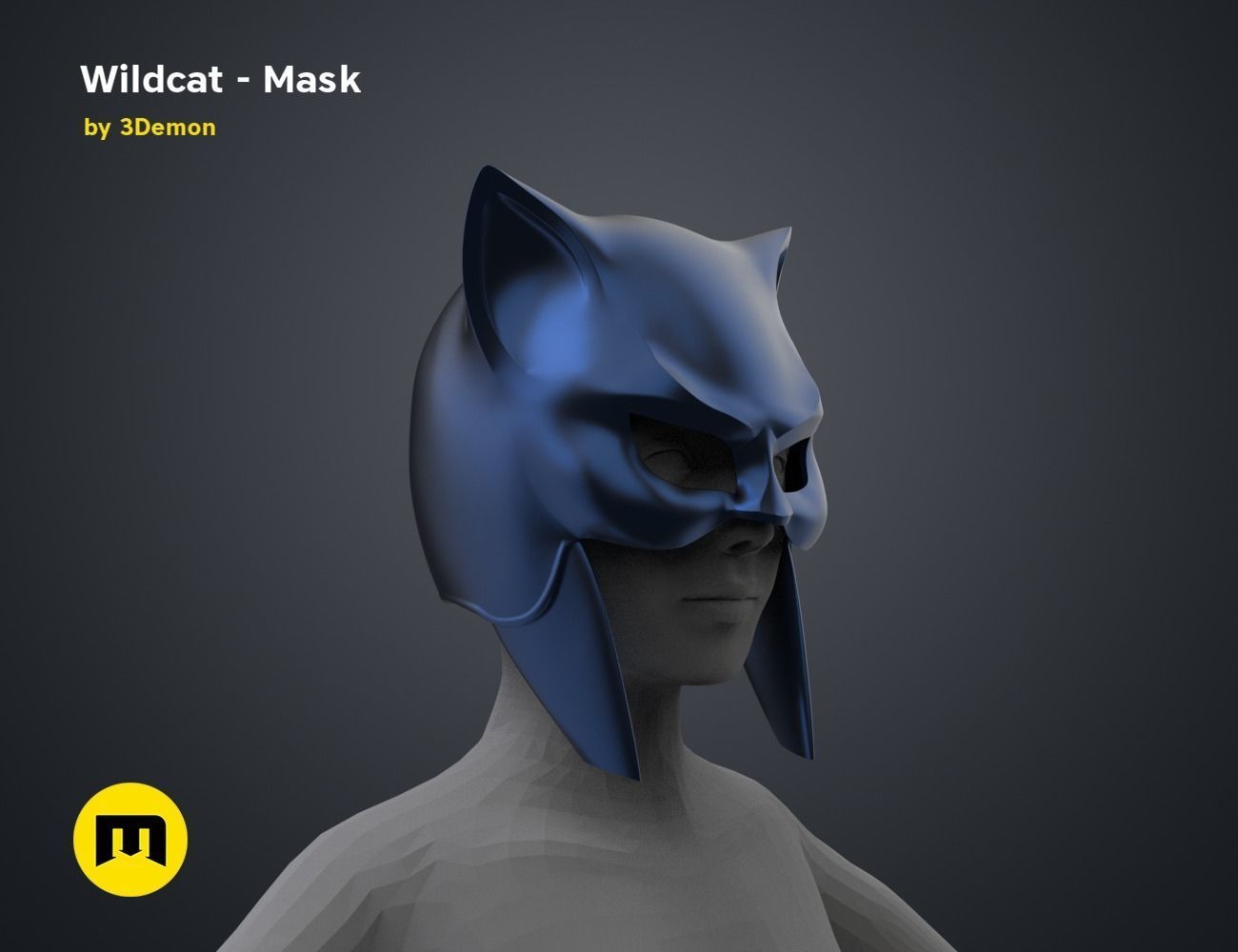 Wildcat - Mask 3D print model_17