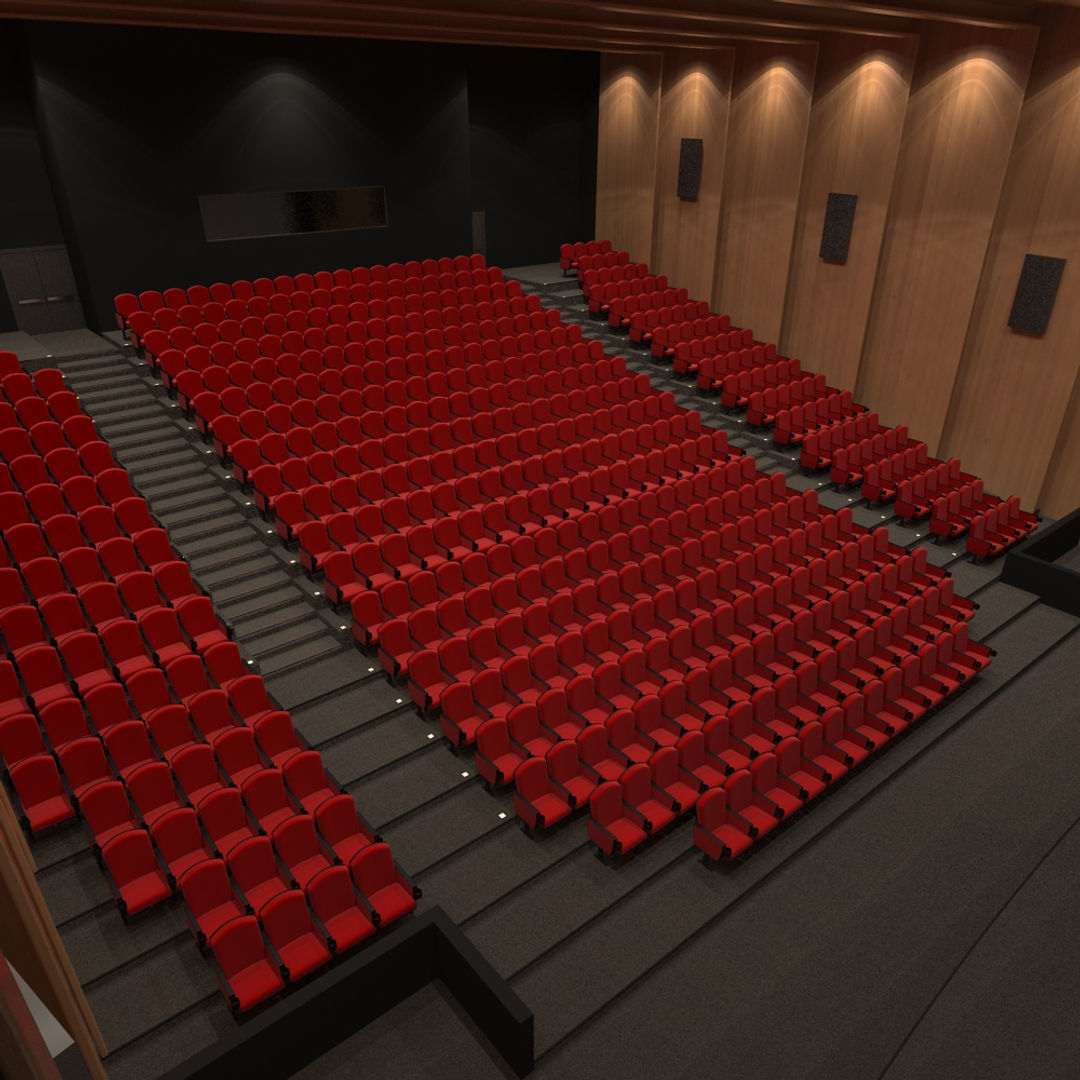 Cinema Interior 2 3D model_6