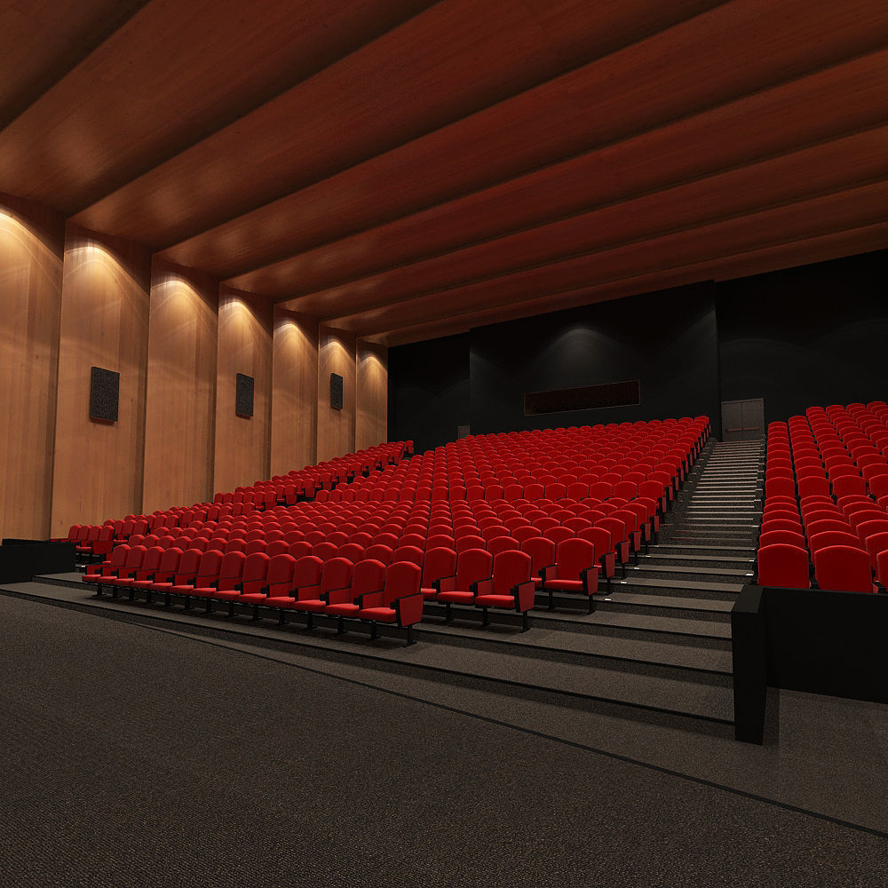 Cinema Interior 2 3D model_3