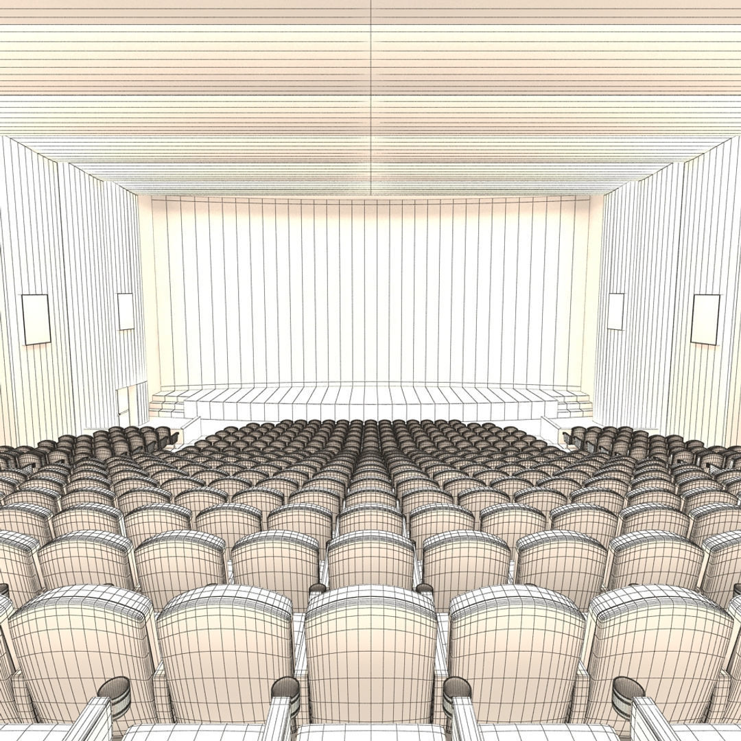Cinema Interior 2 3D model_13