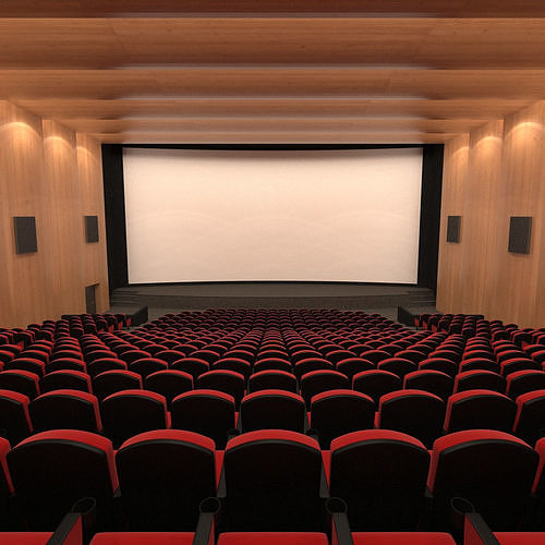 Cinema Interior 2 3D model