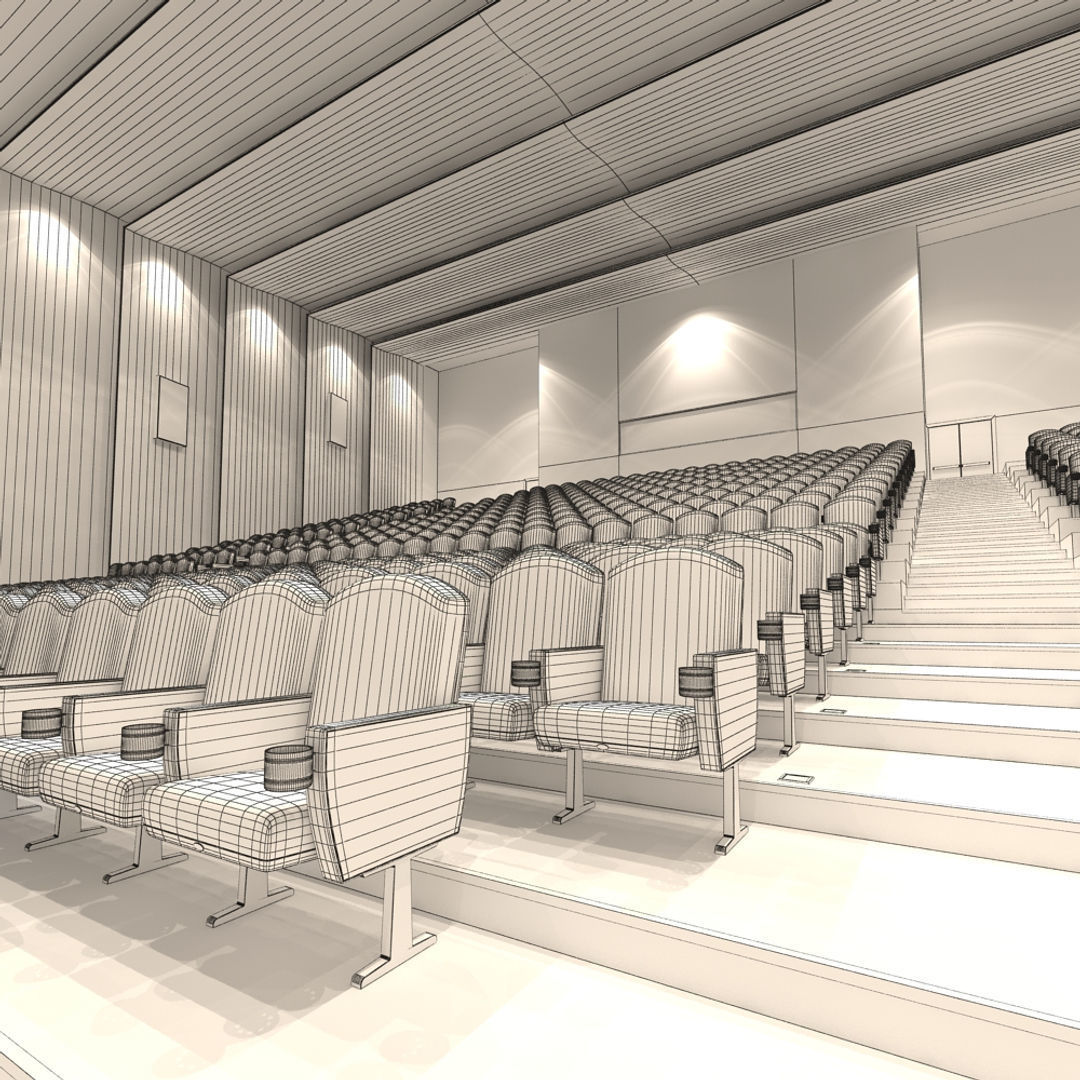Cinema Interior 2 3D model_12