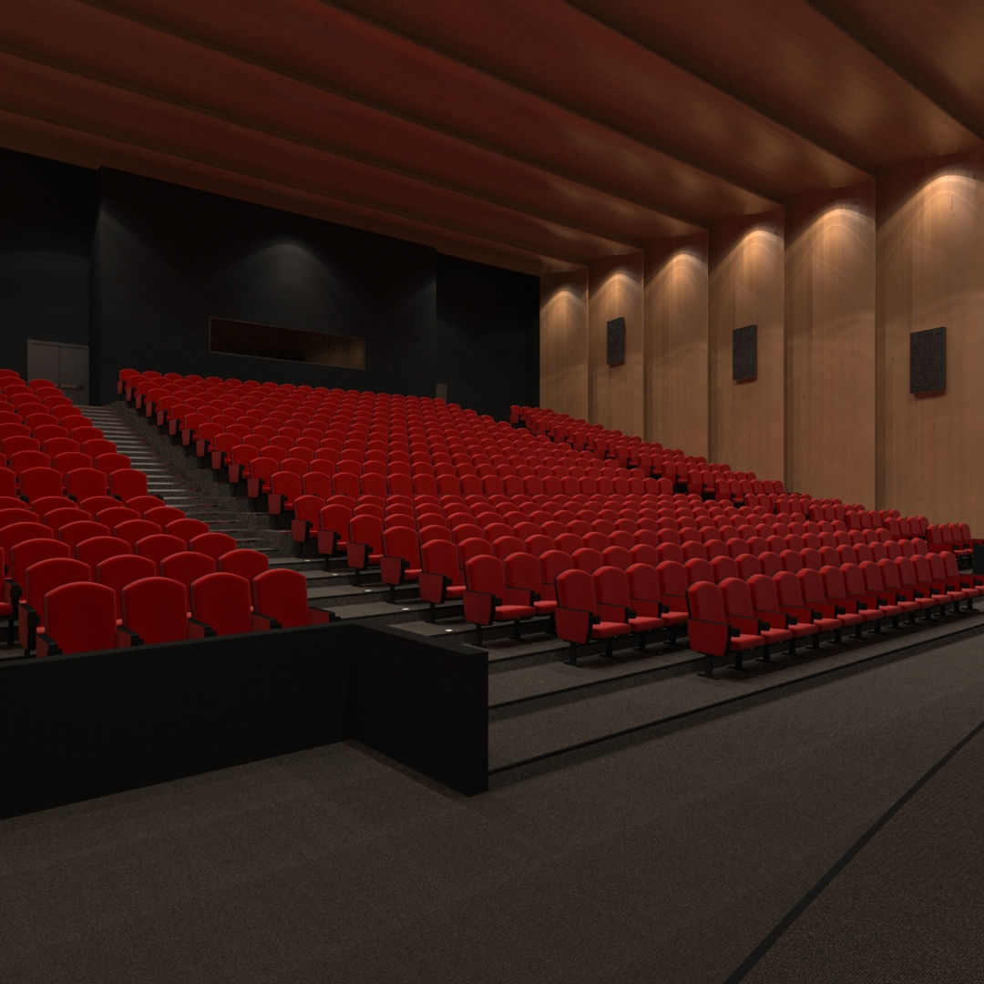 Cinema Interior 2 3D model_5