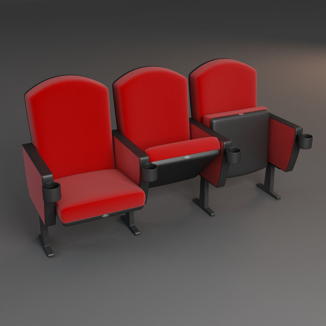 Cinema Interior 2 3D model_7