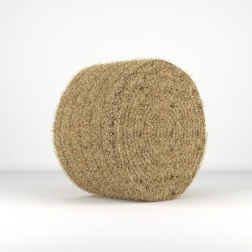 Hay Collection pile of grass with cross on top 3D model 7