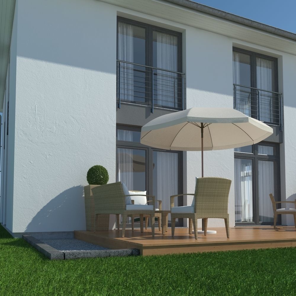 Family House 5 3D model_3