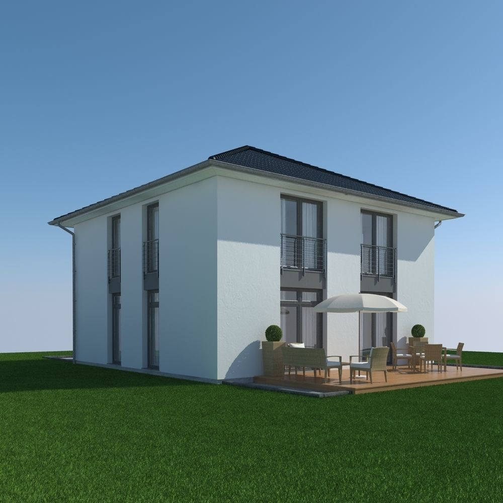 Family House 5 3D model_2