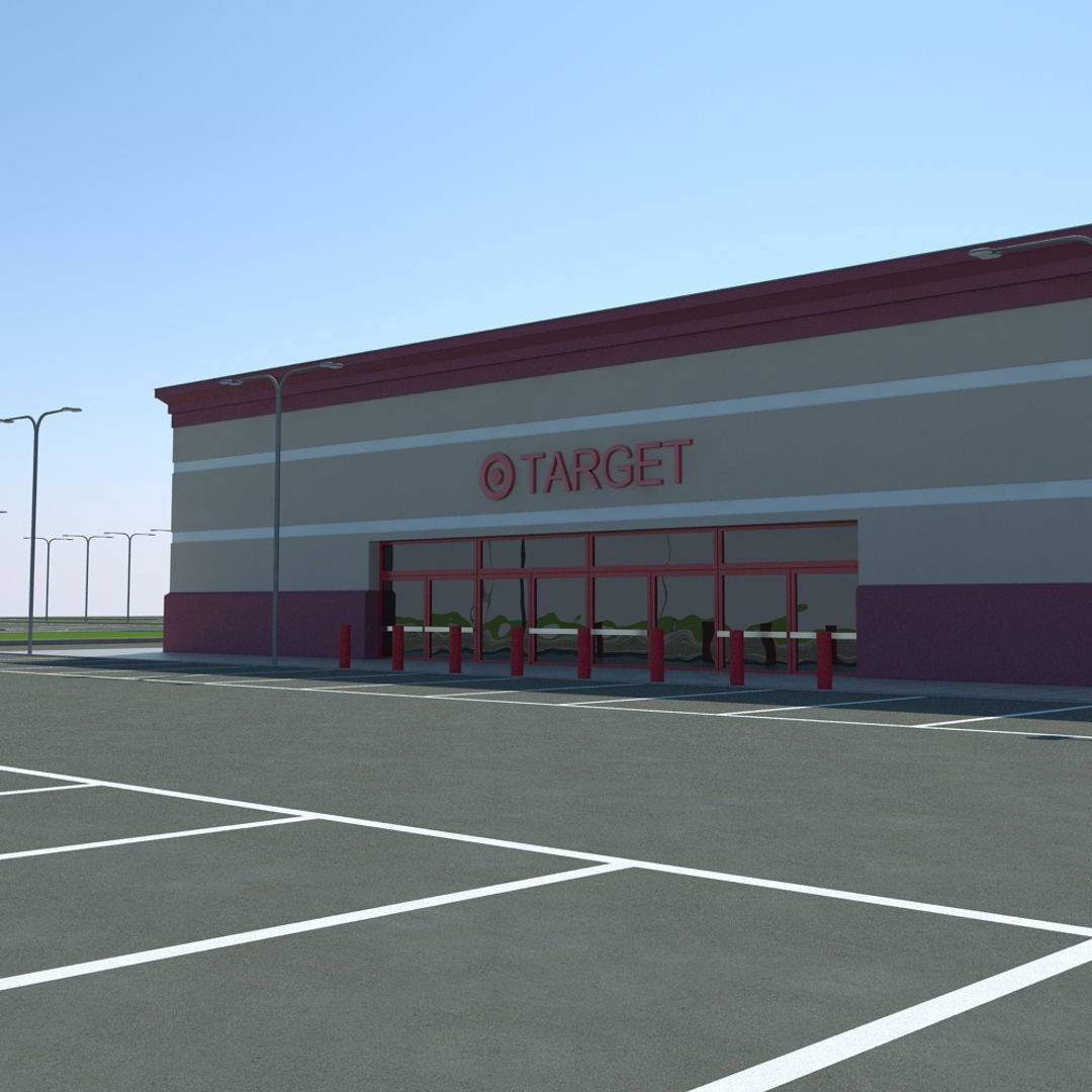 Target with Parking Lot 3D model_10
