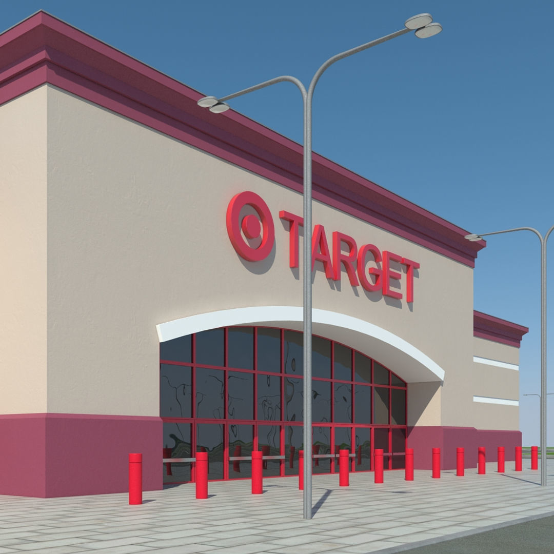 Target with Parking Lot 3D model_8
